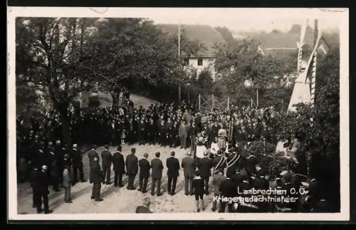 AK Lambrechten, Kriegergedächtnisfeier