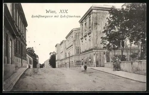 AK Wien, Rudolfinergasse mit Rudolfinerhaus