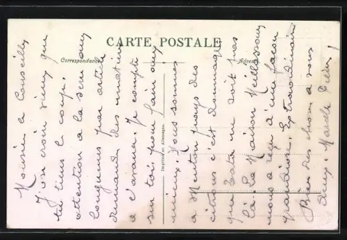 AK Ponte San-Luigi, Frontiera Italiana