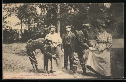 AK A la Frontière, Une Visite de Douane