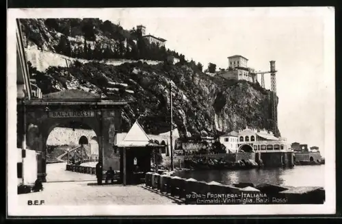 AK Grimaldi-Vintimiglia, Balzi Rossi, Frontiera Italiana