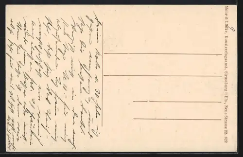 AK Strassburg i. Els, Münster, Thomaskirche und Thomastaden