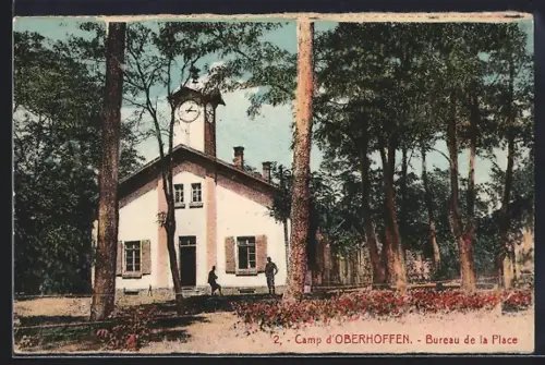 AK Oberhoffen, Bureau de la Place du camp parmi les arbres