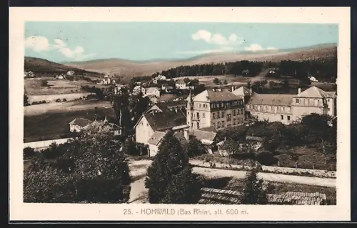 AK Hohwald /Bas Rhin, Vue générale du village dans un paysage vallonné