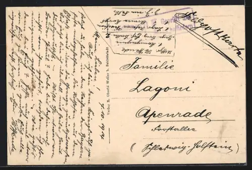 AK Weiler /Schlettstadt, Vue sur le village et les collines environnantes