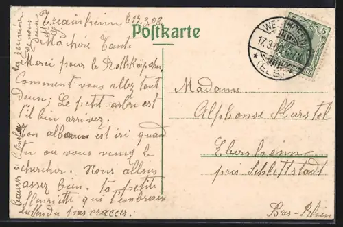 AK Strassburg, Orangerie und Bauernhaus