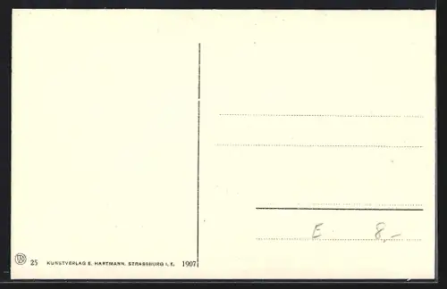 AK Strassburg i. E., Thomasstaden am Fluss