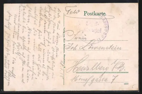 AK Strassburg i. Els., Partie am Kaiserpalast