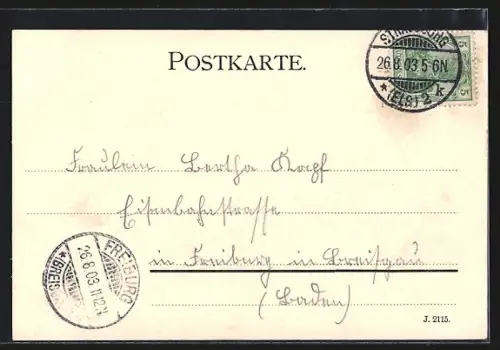 AK Strassburg, Partie in Klein Frankreich
