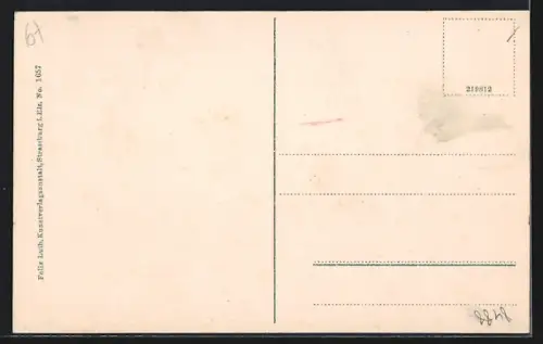 AK Strassburg i. Els., Peterskirche und Justizpalast