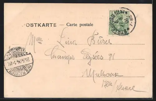 AK Strasbourg, L`Université et le Pont universitaire