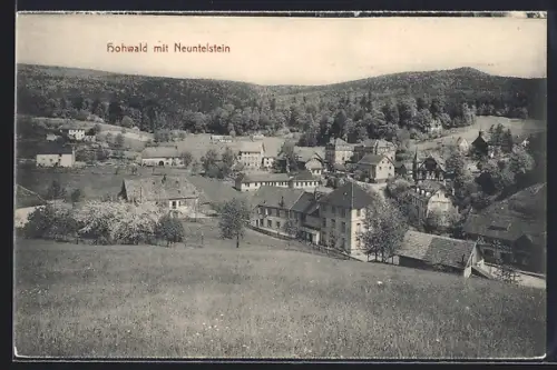 AK Hohwald, Ortsansicht mit Neuntelstein
