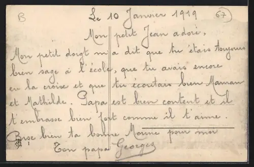 AK Andlau, Vue générale et Église St. André