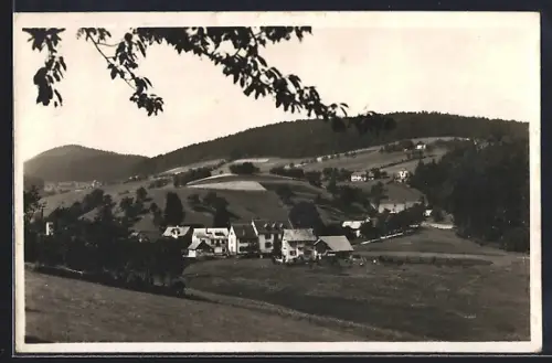 AK Le Hohwald /Bas-Rhin, Vue du village et des collines environnantes