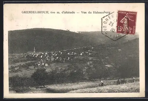 AK Grendelbruch, Vue du Hahnenberg et du village environnant