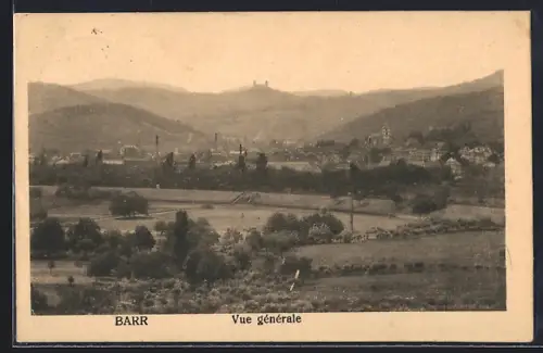 AK Barr, Vue générale du village et des collines environnantes