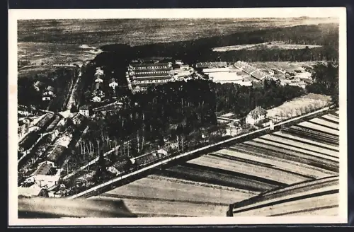 AK Oberhoffen, Camp d`Oberhoffen, Vue prise en avion