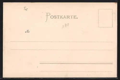 AK Strassburg i. E., Denkmal Marschall von Sachsen