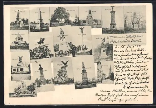 AK Fröschweiler-Woerth, Monuments des champs de bataille historiques