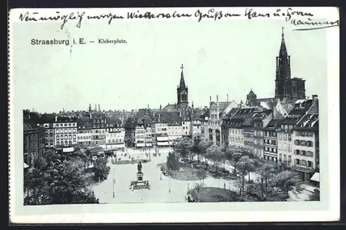 AK Strassburg i. E., Kleberplatz