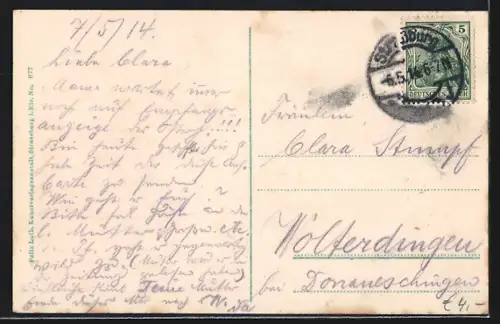 AK Strasbourg, Monument Empereur Guillaume devant un bâtiment historique