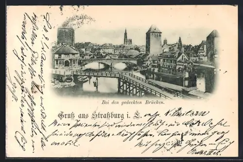 AK Strasbourg, Près des ponts couverts