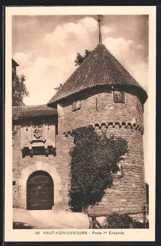 AK Haut-Koenigsbourg, Porte 1re Enceinte