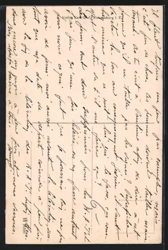 AK Weissenburg i. E., Schlesisches Jägerdenkmal