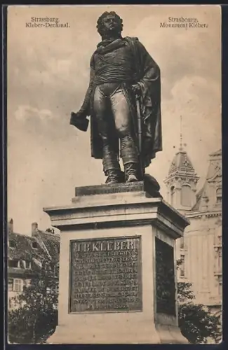 AK Strasbourg, Monument Kléber au centre-ville