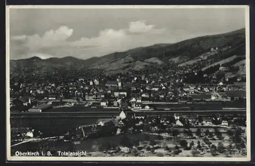 AK Oberkirch / Baden, Totalansicht der Stadt