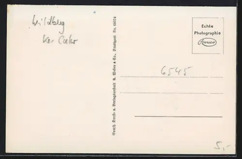 AK Wildberg /Schwarzwald, Haus Saron, Panorama