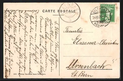 AK Colombier /NE, Le Quartier neuf