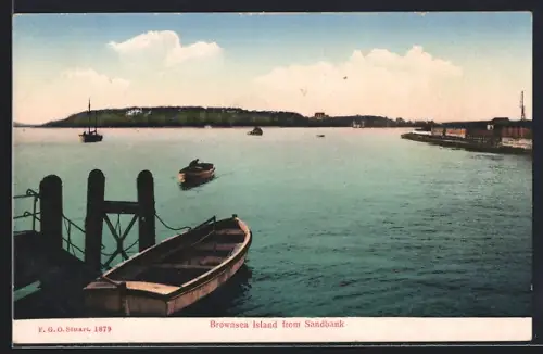 AK Sandbank, View of Brownsea Island