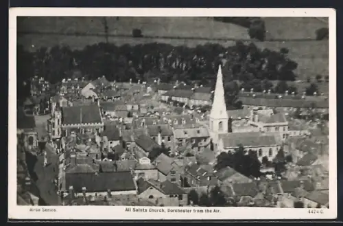 AK Dorchester, All Saints Church from the Air