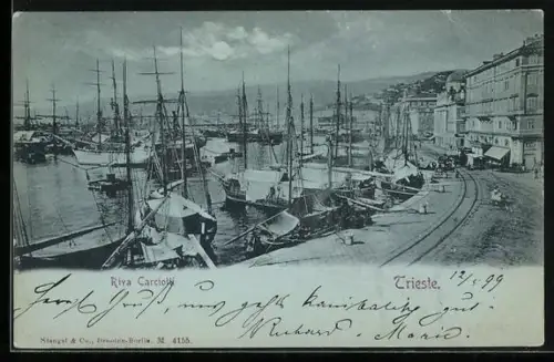 Mondschein-AK Trieste, Riva Carciotti