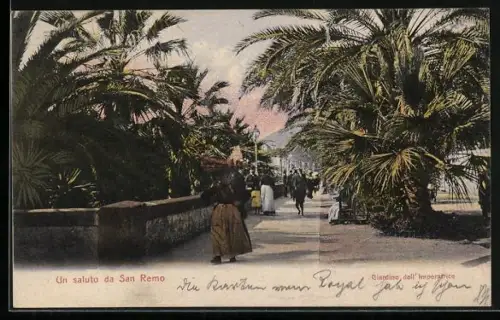 AK San Remo, Giardino dell` Imperatrice