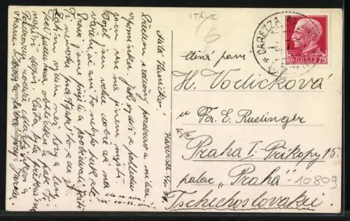 AK Carezza al Lago, Ansicht des Hotels Karersee