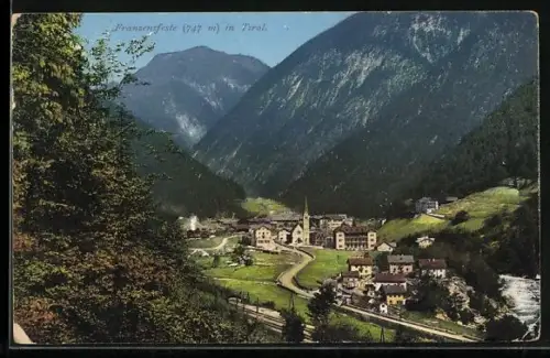 AK Franzensfeste, Ortstotale im Tal