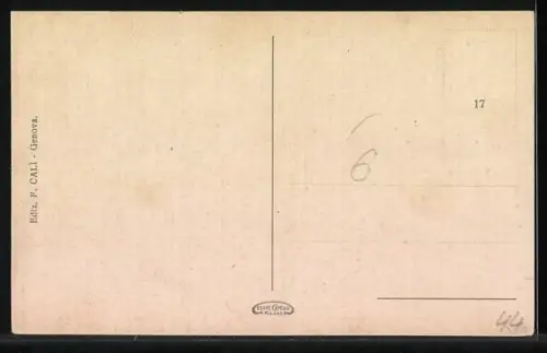 AK Genova, Stazione Brignale, Strassenbahn