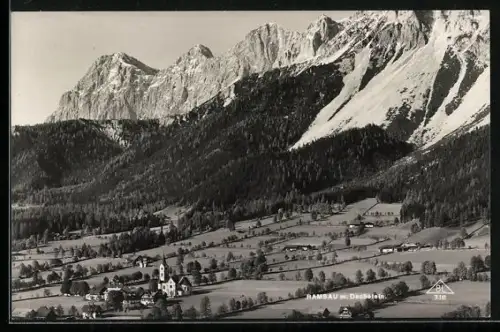 AK Ramsau, Panorama mit Dachstein