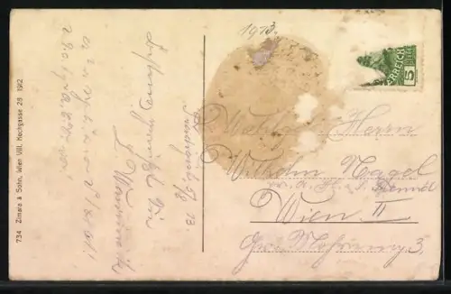 AK Kirchberg a. Pielach, Panorama mit Kirche