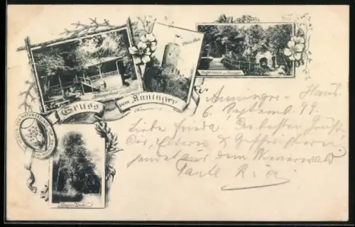 AK Mödling, Anninger, Buchbrunnen, Wilhelms Warte, Anningerhaus