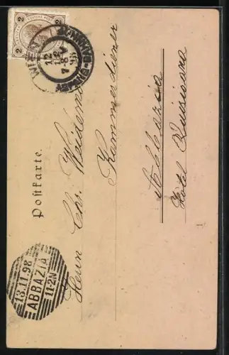 Künstler-AK Alt-Wien, Stubenthor, Alter Adler vom Stephansturm