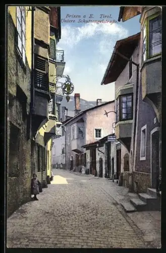 AK Brixen, Blick in die Untere Schutzengelstrasse