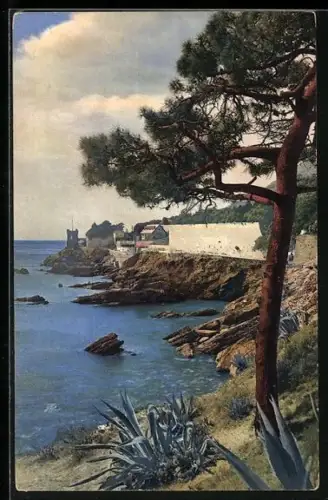 Künstler-AK Photochromie Nr. 2604: Nervi, Riviera di Levante