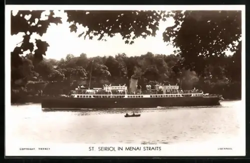 AK Passagierschiff St. Seriol in Menai Straits