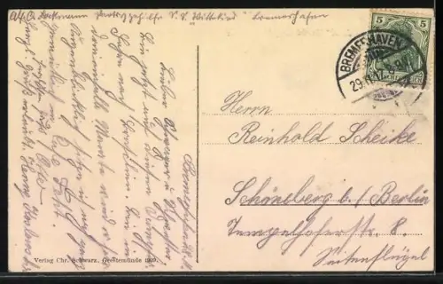 AK Passagierschiff Wittekind des Norddeutschen Lloyd