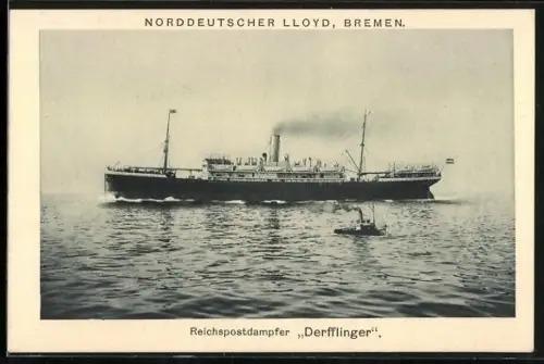 AK Passagierschiff Derfflinger des Norddeutschen Lloyd