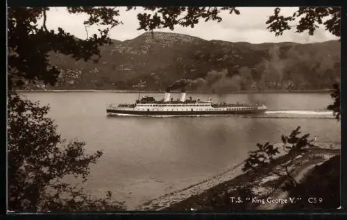 AK Passagierschiff TS King George V.