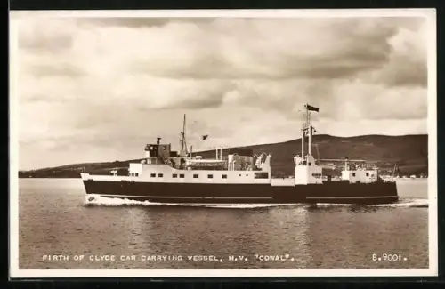 AK Fährschiff MV Cowal, Firth of Clyde Car carrying Vessel